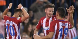 Los jugadores del Atlético de Madrid celebran su triunfo ante el Málaga: Agencias.