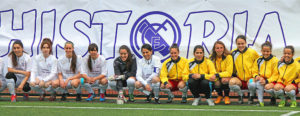 Jugadoras del Canillas y una selección aleatoria reivindican una sección femenina en el Real Madrid: Marca.