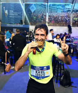 Raúl es un habitual de la Maratón de Nueva York: @raulgonzalez.