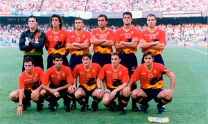 El once titular de la España que disputó la final de Barcelona 92: Agencias.