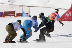 El equipo Movistar Team de snowboard: Real Federación de Deportes de Invierno.