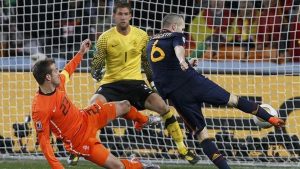 Gol de Iniesta en la final de Sudáfrica 2010: Reuters.