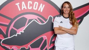Kosovare Asllani como jugadora del Tacón: CD Tacón.