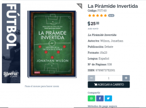 "Pirámide invertida", uno de los libros más vendidos en la librería 'El Profe'.