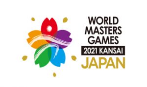 Logotipo de los World Masters Games de Kansai 2021.