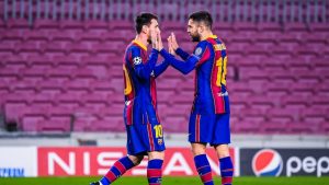 Leo Messi y Jordi Alba: Agencias.