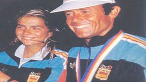 Cristina de Borbón con Luis Doreste, campeón olímpico en Finn: El Mundo.