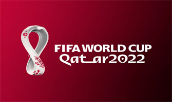 Logo del Mundial de Catar 2022.