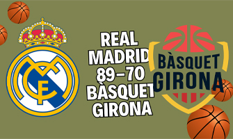 Real Madrid 89-70 Bàsquet Girona.