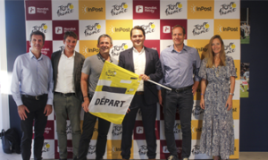 Acto de presentación de In-Post como patrocinador oficial: Tour de Francia.