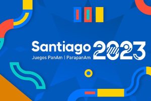 Logo de los Juegos Panamericanos de Santiago 2023.