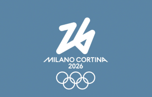 Logo de los Juegos Olímpicos de Invierno de Milán-Cortina 2026.