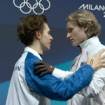 Ilia Malinin felicita a Mikhail Shaidorov por su oro olímpico: RTVE.