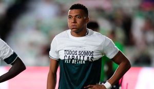 Kylian Mbappé ha intentado defenderse tras la polémica de la camiseta de apoyo a Ceuta: EFE.